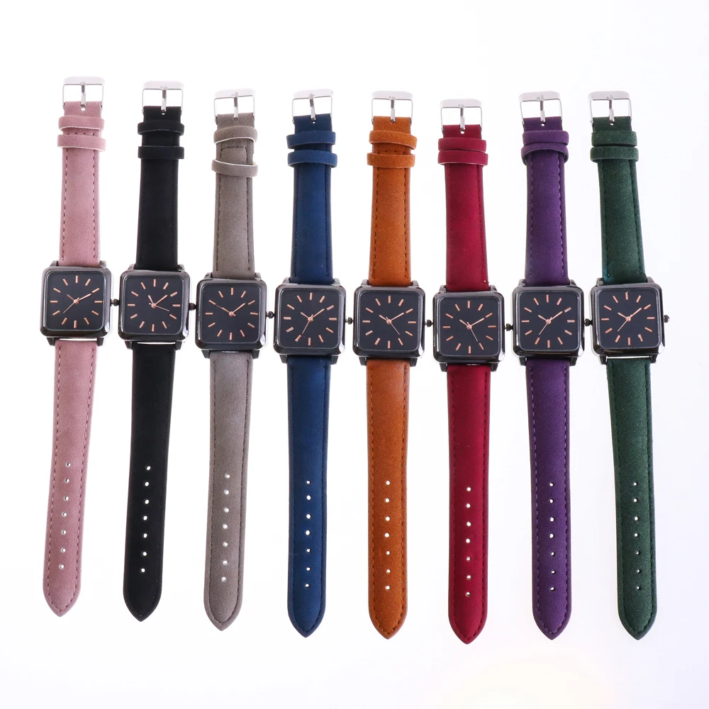 Топ 2019 женские Роскошные Кварцевые часы квадратный дизайн повседневные наручные