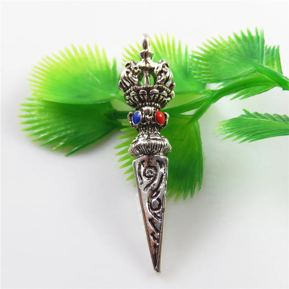 (2pieces)Male Dec Alloy Shadowbane Necklace Pendant Vintage Sword Creative Bracelet Charms 53*14mm Jewelry Findings Crafts 52551|pendants