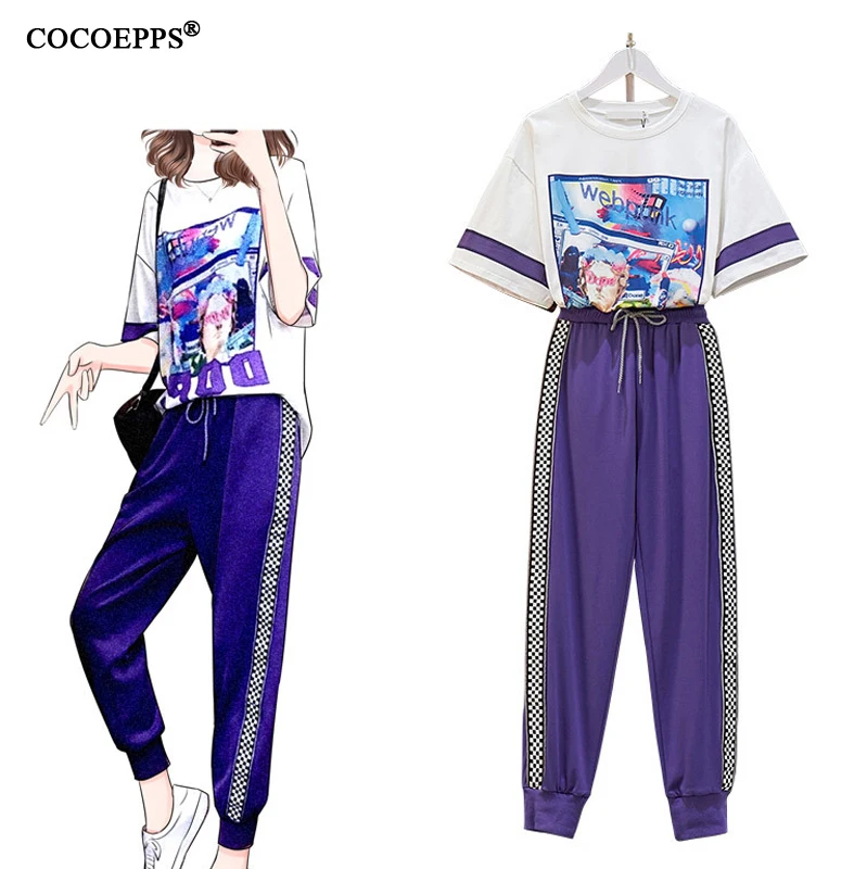 Женский костюм пляжного типа из двух предметов винтажный с цветочным принтом топ