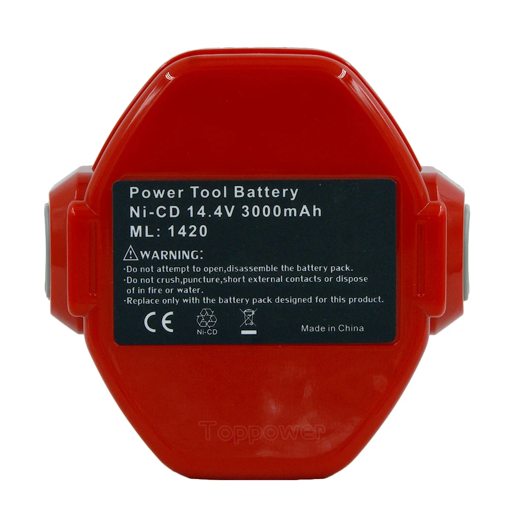 14 4 V 3000mAh Ni CD Мощность инструменты Перезаряжаемые Batteriesfor Makita PA14 193158 3 1420 1422 1433 1434 1435F