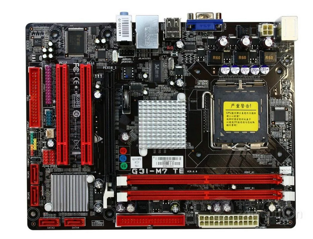 Placa Mãe para Desktop 100% Original Placa Principal G31-m7 Lga 775 Placas-mães