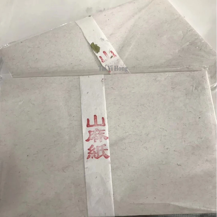 100 листов льняной конопляной бумаги Китайская рисовая бумага для рисования