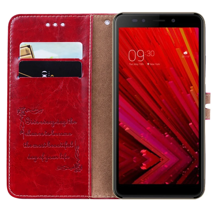Чехол-книжка для DEXP G255 из искусственной кожи чехол-кошелек телефона чехол-книжка