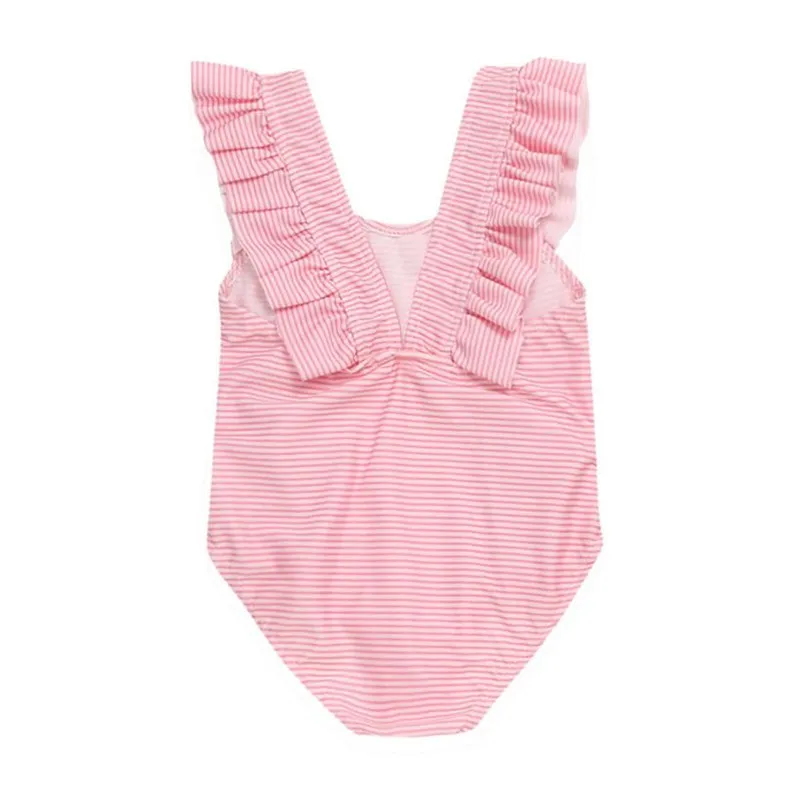 Детский купальник бикини в полоску пляжный костюм купальный для маленьких