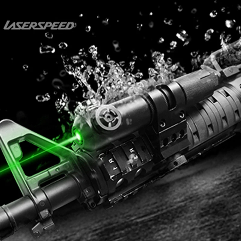 

Waterproof Hunting Rifle Green Laser Designator Weaver Picatinny Mount Set AR15 AK47 Powerful Aiming Laser Scope with Remote Pad