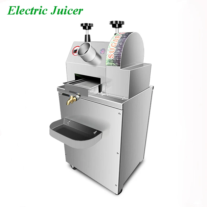 Sugar Juice Making Machine Commercial Automatic Electric Stainless Steel Juicer Vertical Small Cane SY-300B | Инструменты