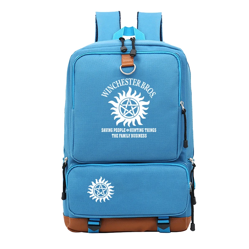 20 Рюкзак Supernatural для студентов, для мальчиков и девочек, рюкзак, классный, Повседневный, высокое качество, красивый рюкзак для путешествий, для подростков, мужчин, женщин - Цвет: 20