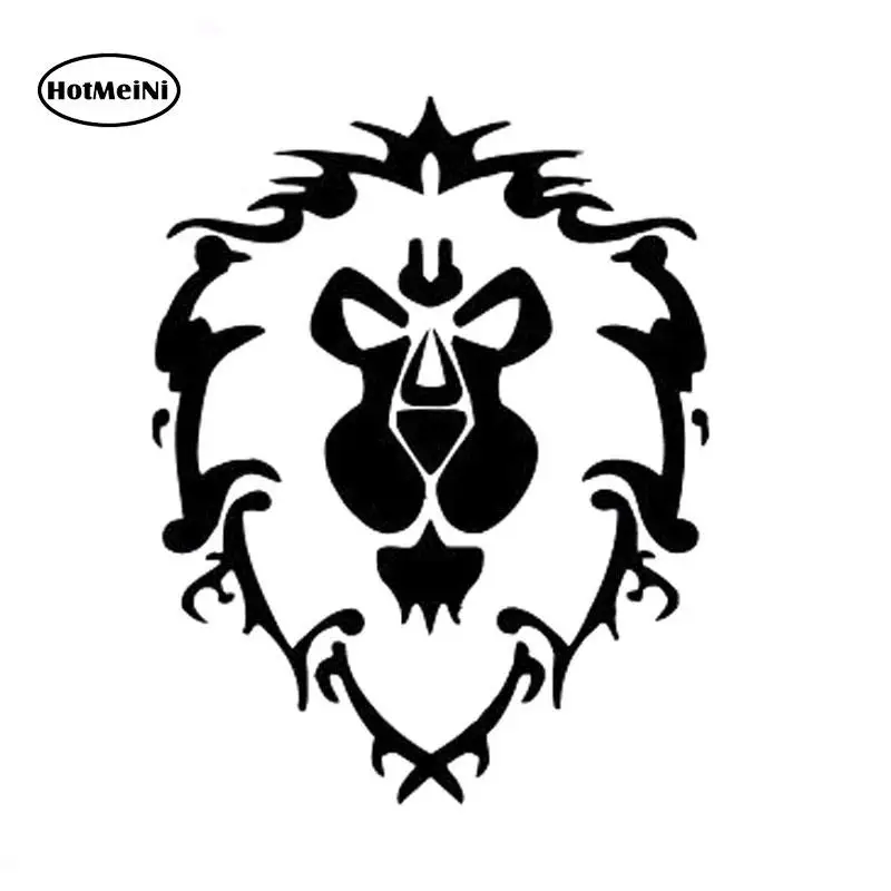 Виниловая наклейка для автомобиля HotMeiNi 11*14 2 см с логотипом манги игры Alliance Lion Window