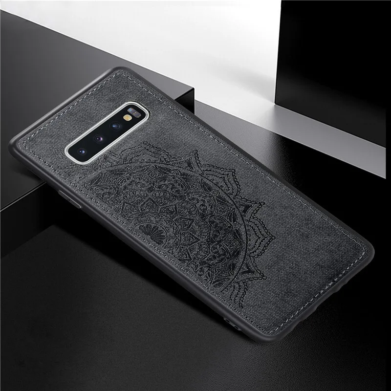 Чехол Muchi для Samsung Galaxy S10 Plus тканевый Мягкий силиконовый чехол SAMSUNG GALAXY S9 PLUS M10 M20 |