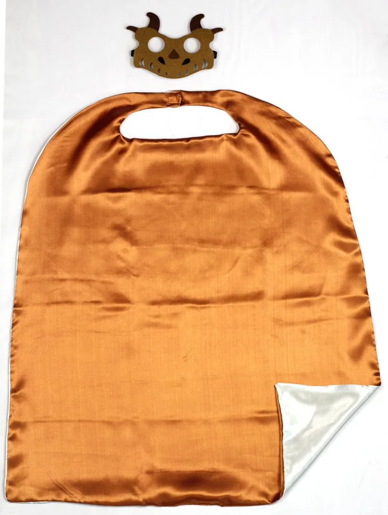 Поезд Дракон костюм Накидки с масками 70*80 см 2 слоя День рождения накидка