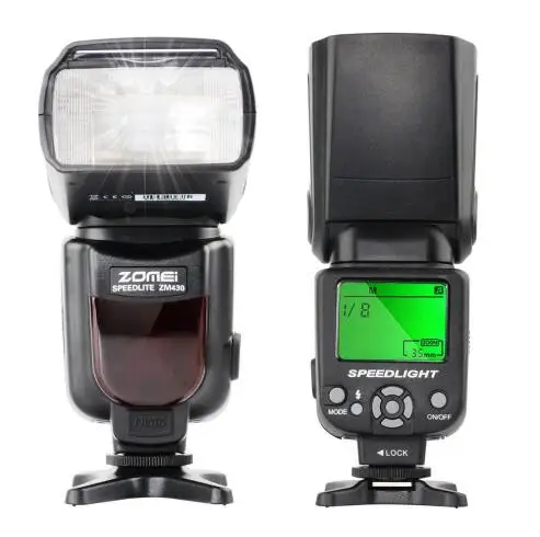 Беспроводная мини вспышка Zomei ZM430 Speedlite для Pentax Canon и Nikon Вспышка Hot Shoe