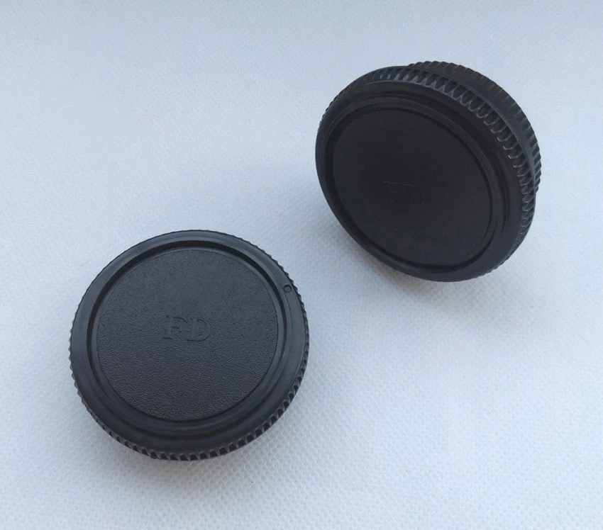 Задняя крышка для корпуса объектива камеры защиты от пыли Пластиковый черный Canon