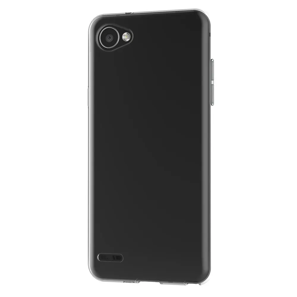 Прозрачный чехол для LG Q6 из мягкого ТПУ силикона гелевая прозрачная задняя Сумка