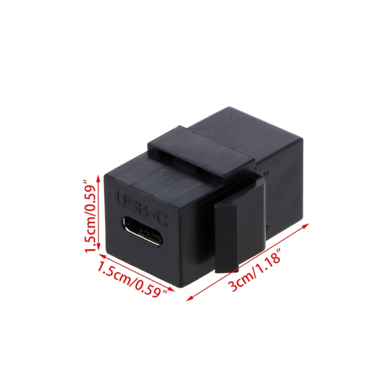 2021 Новый USB 3 1 Тип C женский разъемом Jack настенная розетка адаптер для монтажа на