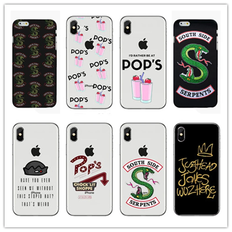 Мягкий Силиконовый ТПУ чехол Rivervale and South side serpents Riverdale Jughead Jones для iPhone x 7 8Plus 11 12Pro Mini