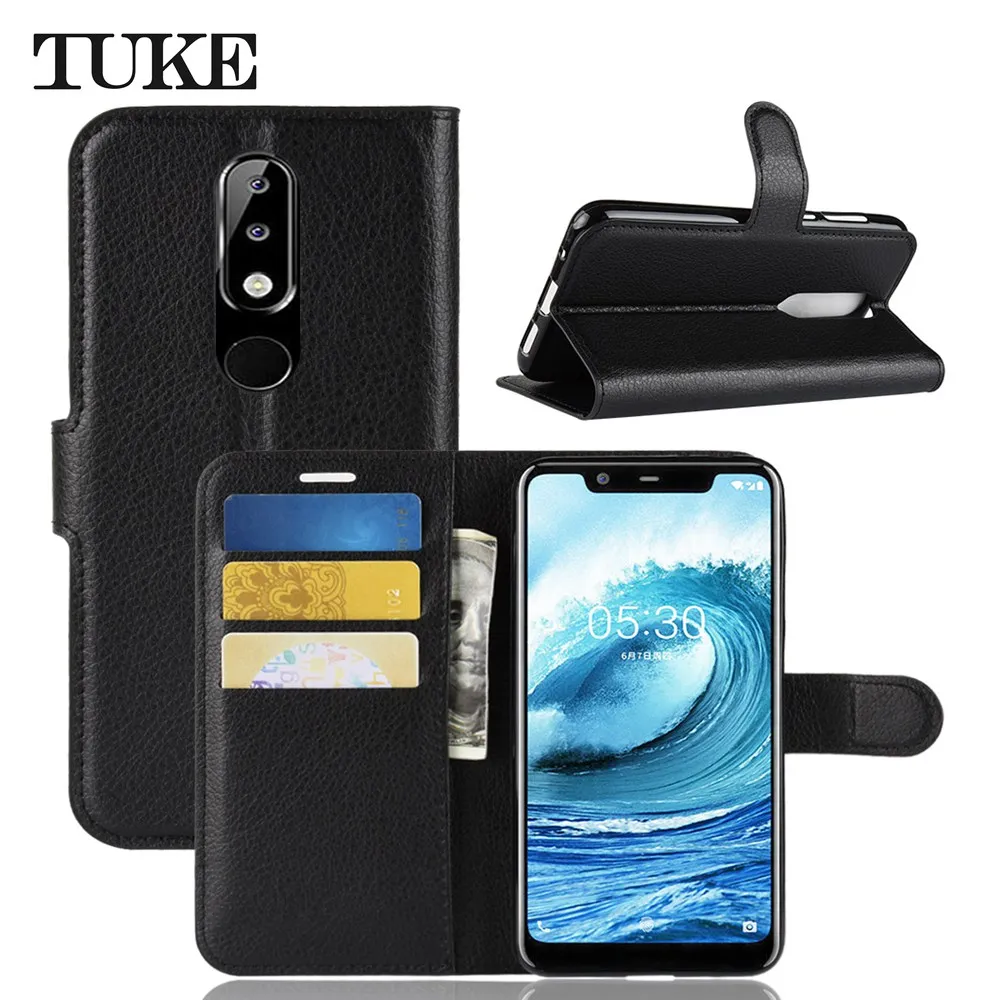Чехол для Nokia X5 5 1 Plus чехол из искусственной кожи чехол-книжка X TA-1109 86 дюймов |