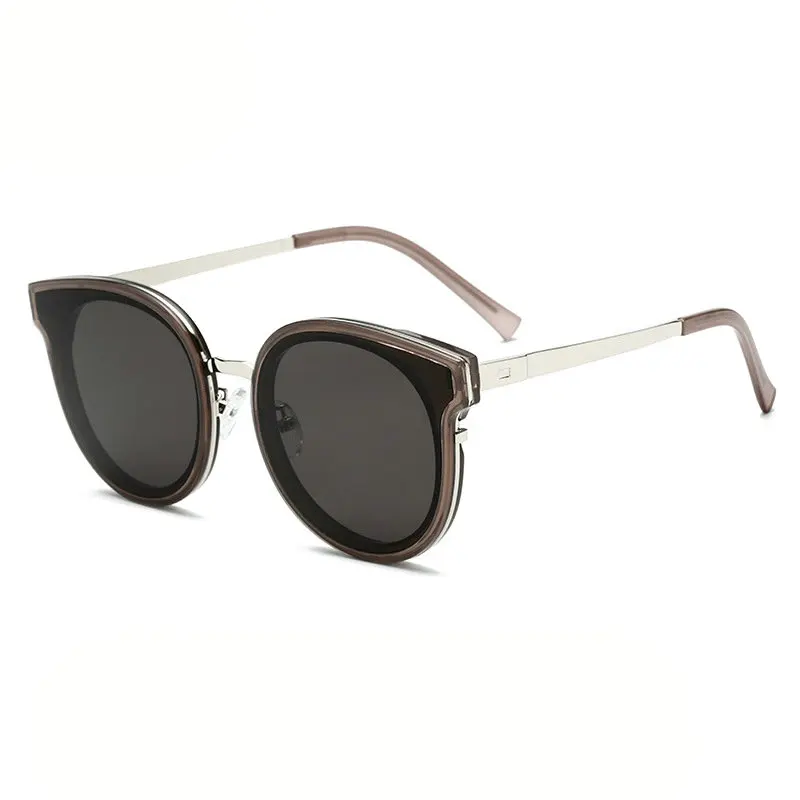 MINCL 2018 ladies designer sunglasses women luxury brand round sun glasses men cat shades clear blue Frame eyewear NX | Аксессуары для