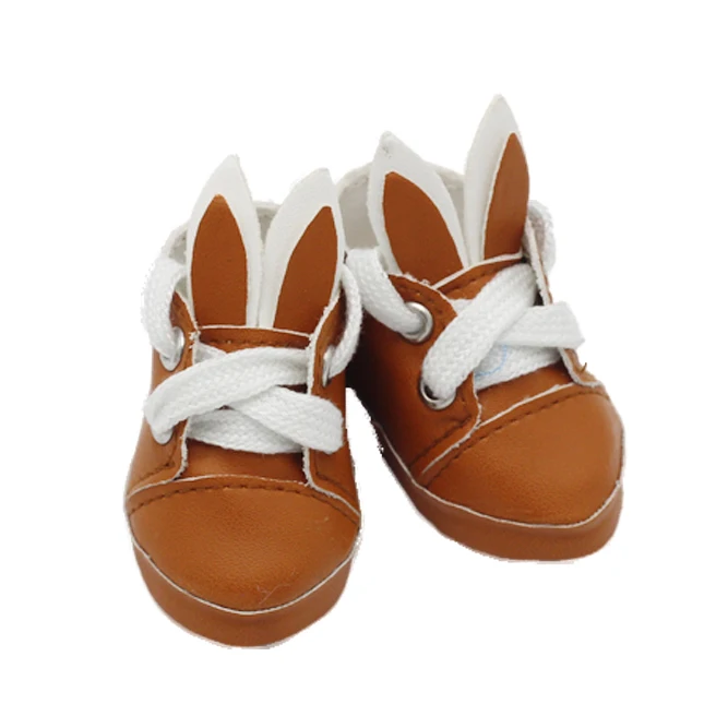 light brown Новое поступление 5,5*2,8 см кукольная обувь для 1/6 BJD 14 дюймов Baby EXO кукла модная мини обувь Высокое качество Аксессуары для кукол - Цвет: light brown