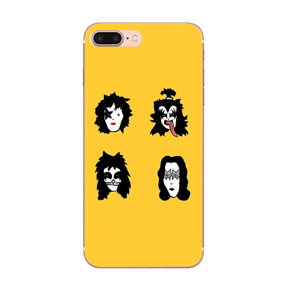 ТПУ кожа Paintin Kiss Let's Rock Band для Sony Xperia Z Z1 Z2 Z3 Z4 Z5 compact Mini M2 M4 M5 T3 E3 E5 XA XA1 XZ Premium |