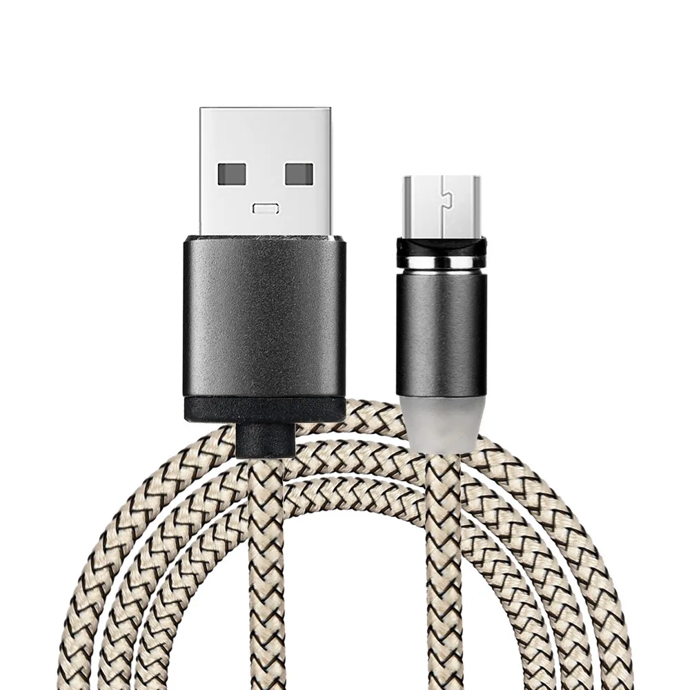 LED Magnetic Cable &amp Micro USB Type C Nylon Braided Type-C Magnet Charger for iPhone Xs Max | Автомобили и мотоциклы