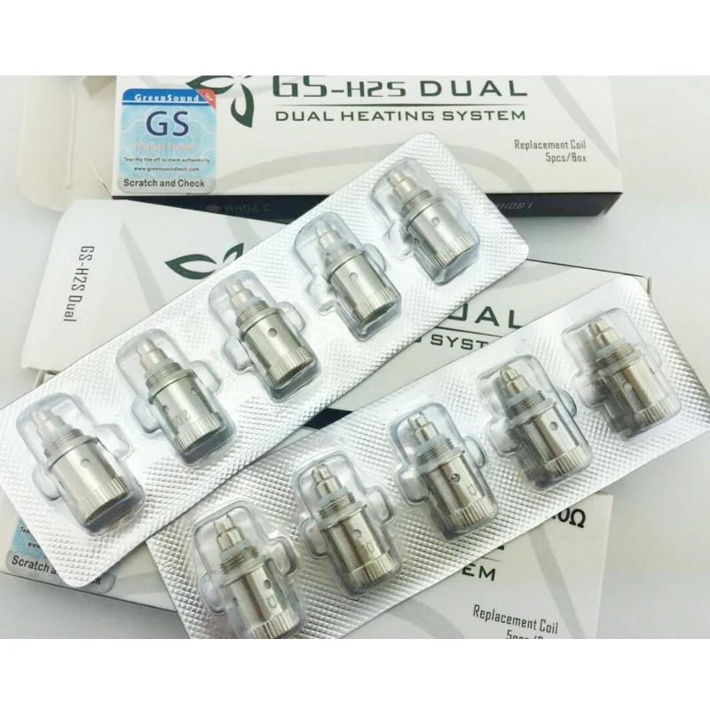 20 шт./лот оригинальные GS H2S запасные части для электронных сигарет атомайзер