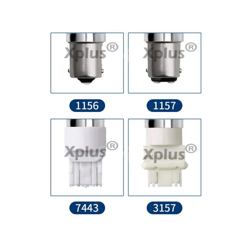 Xplus 1156 1157 7443 3157 T20 T25 33SMD 5630 Led S25 BA15D BA15S тормозной светильник лампочка лампа сигнала