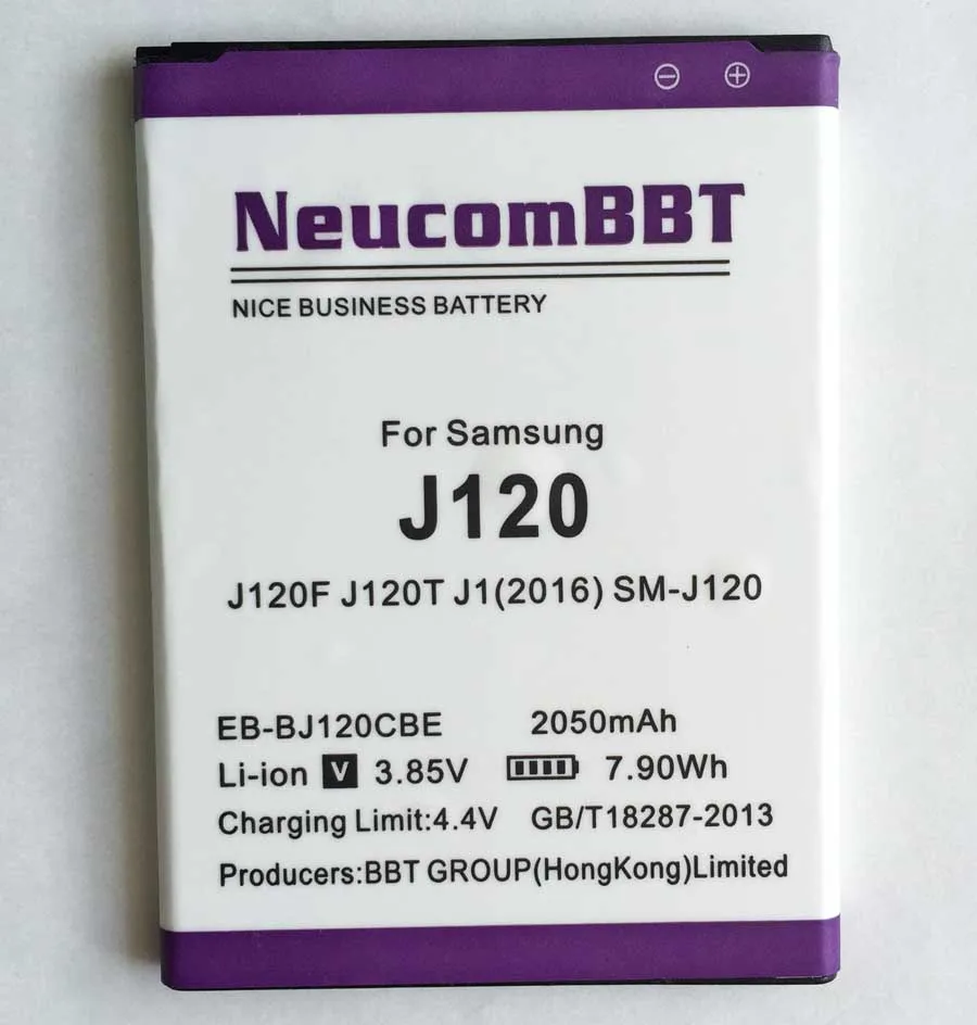 EB BJ120CBU BJ120CBE для Samsung J120 J1 (2016) j120F sm j120 батарея 2050mAh NeucomBBT|batteries batteries|battery for samsungbattery |