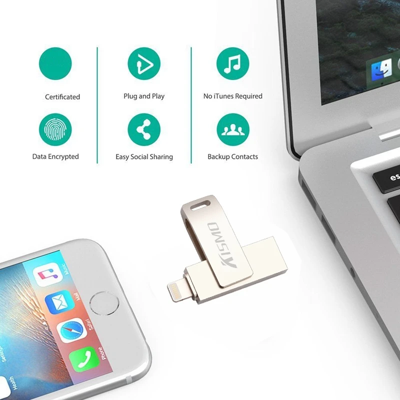 USB-флеш-накопитель 2 в 1 32/64/128 ГБ | Компьютеры и офис