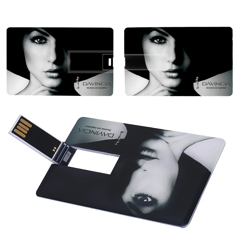 DIY Creative USB 2.0 Flash Credit Card 16GB 32GB Drive Pen 4GB 8GB Print Your Photo or Custom Company Logo Gift | Компьютеры и офис