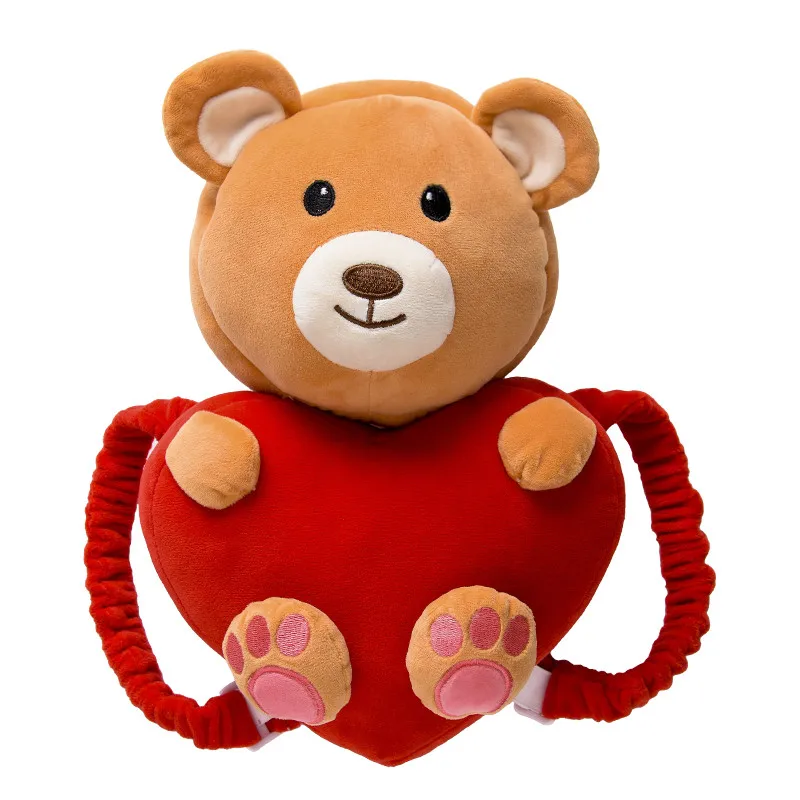 Bear L Детская подушка для защиты головы, подголовник для малышей, подушка для шеи, милая Подушка для кормления с животными, большой размер, защита от падения, Скидка 40 - Цвет: Bear L