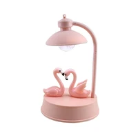 creative flamingo bulb night light home bedroom decoration flamingo girls couple birthday gift ornaments pink party supply