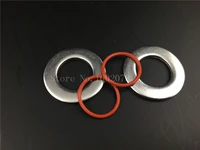 2pcslot stainless steel washer for 12 npt flat shim with silicone o ring for beer brewing keg weldless