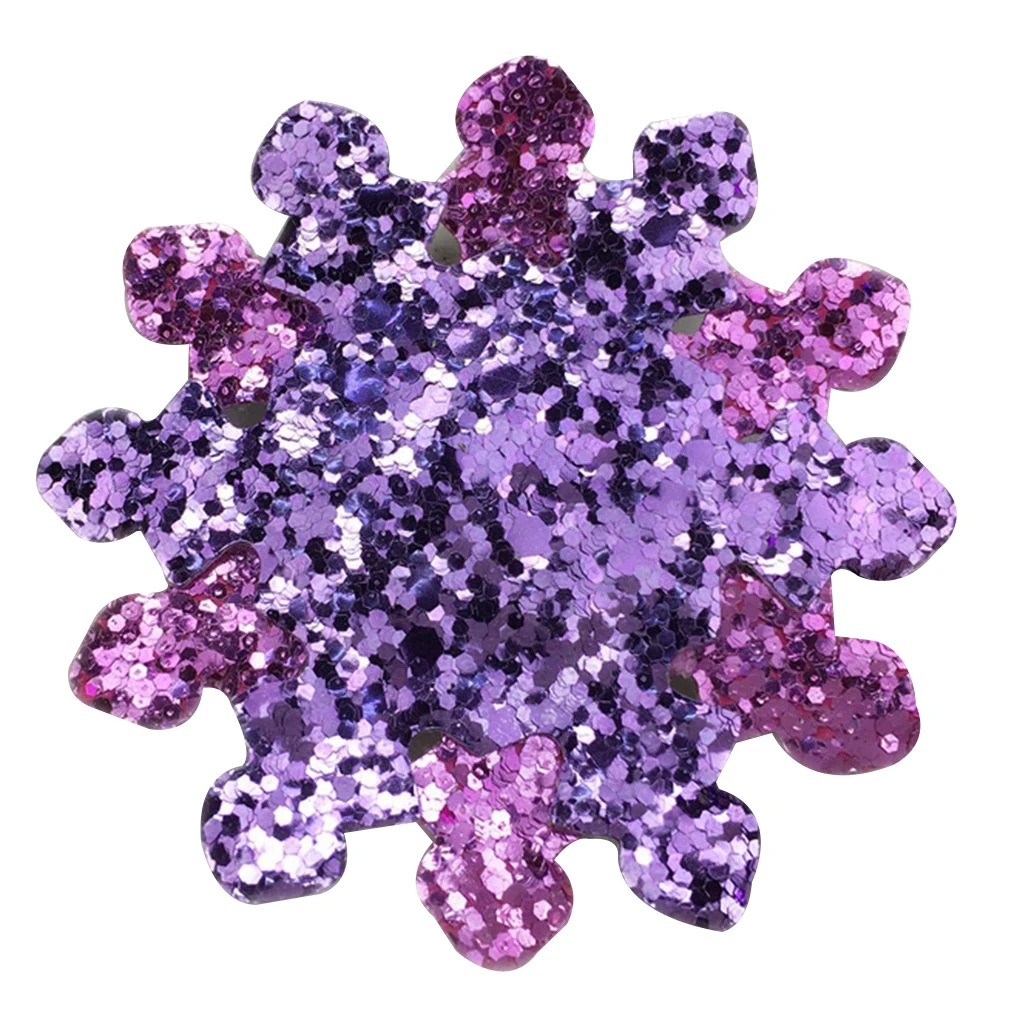 newsequins Снежинка заколки для волос взрыва клип нескользящие носки для маленьких детей, заколка для волос, Детские девушки, принадлежности для волос Головные уборы