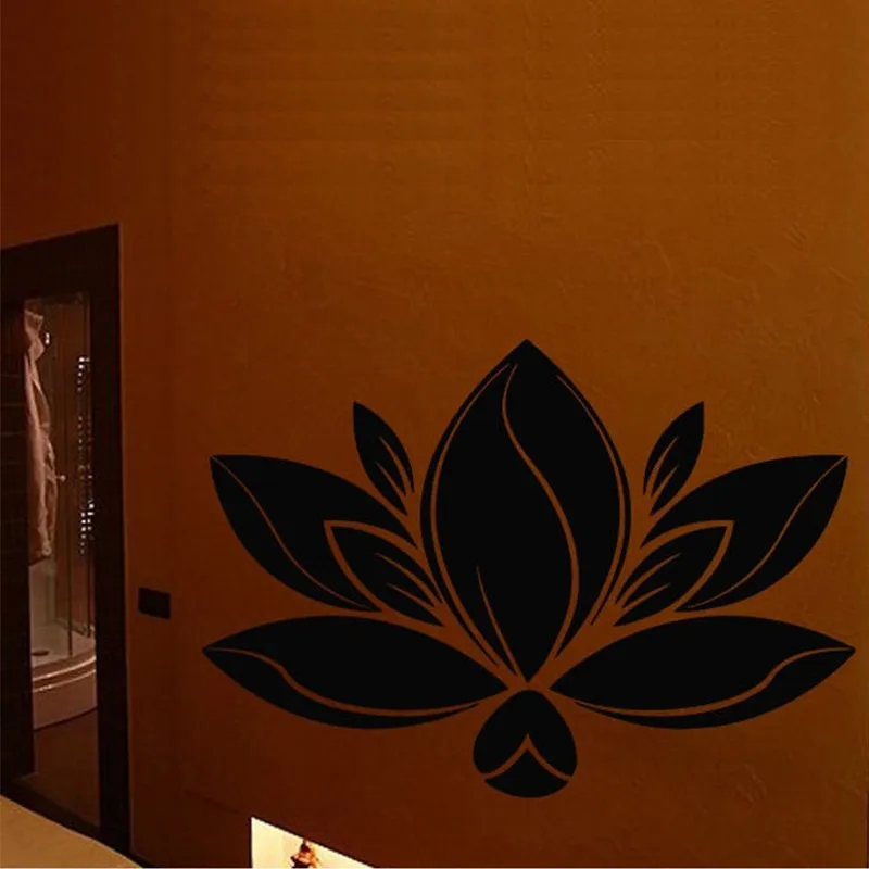 

Beauty Salon Vinyl Wall Decal Spa Salon Decor Lotus Flower Art Wall Sticker Beauty Shop Living Room Home Decoration