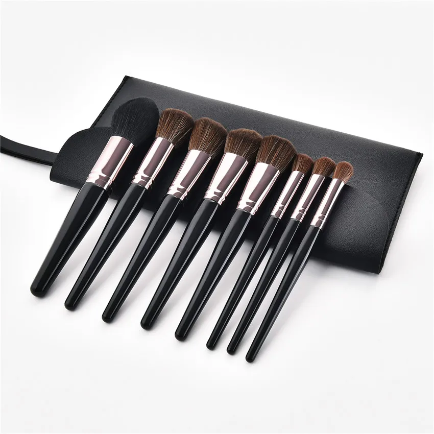 Набор кистей для макияжа из 8 предметов черные кисти беременных