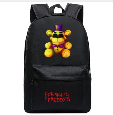 030 Детские рюкзаки Five Nights At Freddy's, Наплечная Сумка Freddy, детская дорожная сумка, школьная сумка для подростков - Цвет: 030