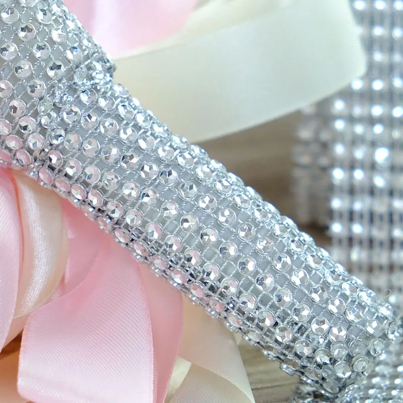 Лидер продаж! 1 ярд 20 цветов сетчатая отделка блестящая Алмазная накидка рулон