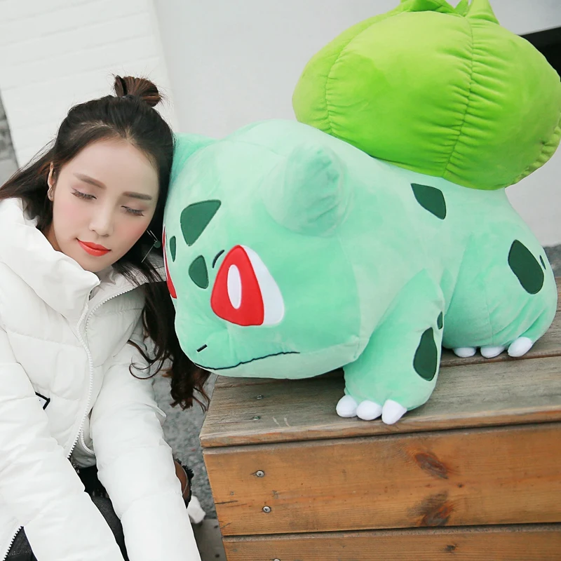 1 шт. 50-60 см супер большой размер Squirtle Charmander Bulbasaur Плюшевые игрушки мультфильм мягкие куклы детские игрушки для детей день рождения