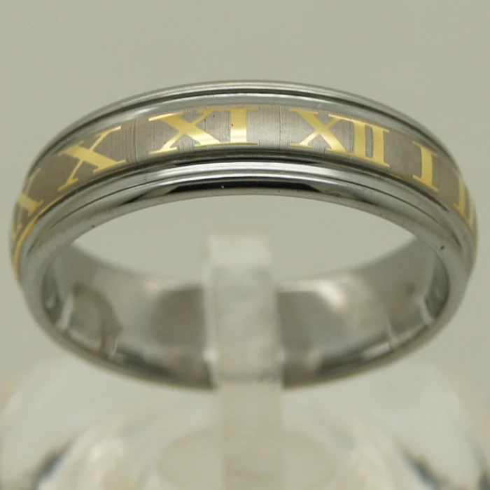 Позолоченное римское кольцо no.s блестящее и стойкое к царапинам