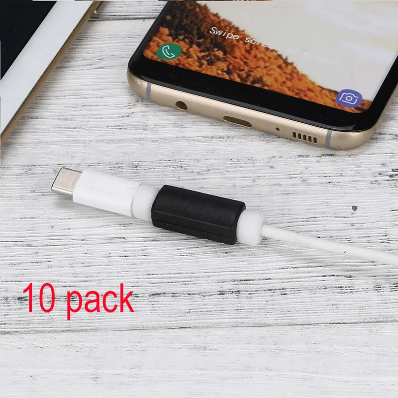 10 шт USB кабель протектор Saver Наушники Шнур защита провода крышка 8Pin зарядное