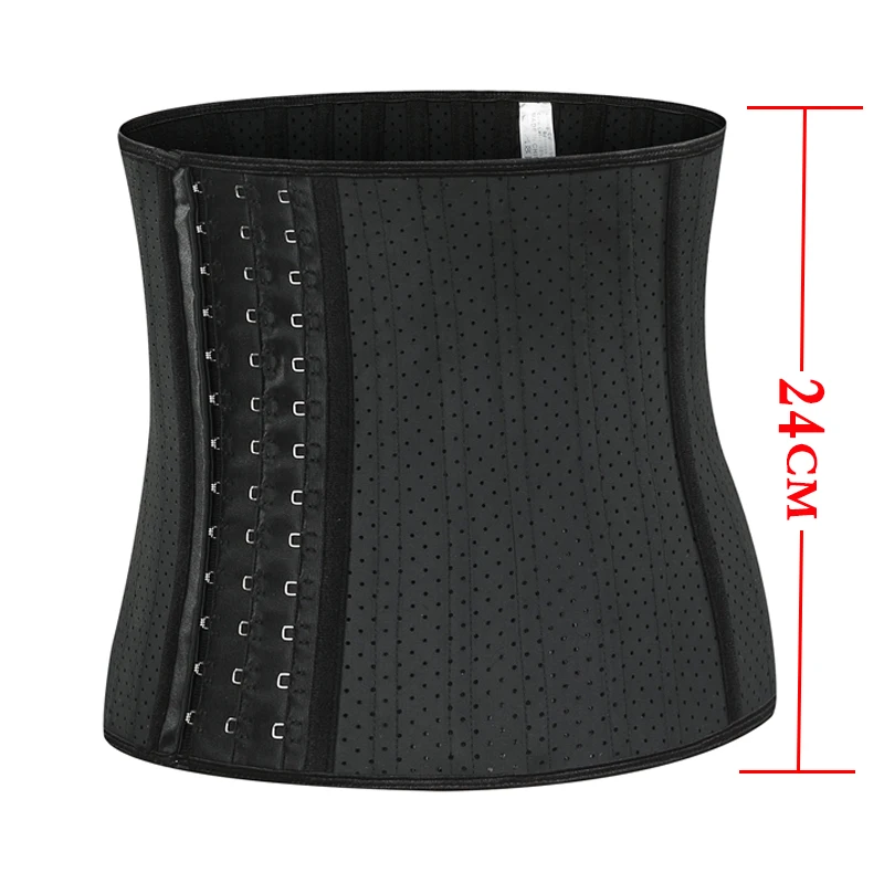 25 Spiral Steel Boned Breathable Latex Waist Trainer Cincher Shaper Corset Slimming latex Belt modeling strap Body Shapers