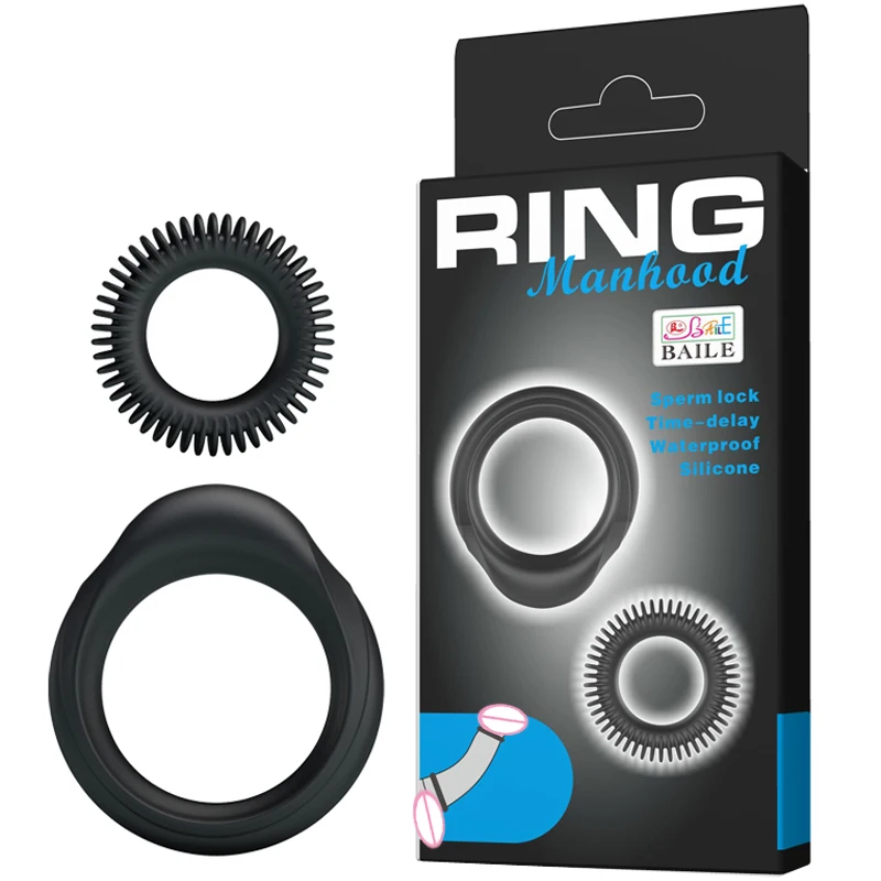 BAILE Секс Продукция Задержка эякуляции для пениса Кольца взрослых секс игрушки