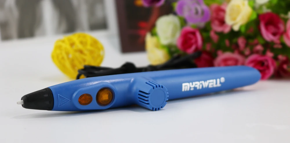 Myriwell 3D печать Ручка 3D Ручка 50 м или 100 м PCL Материал USB низкая температура безопасный для детей Рисование игрушки подарки на день рождения