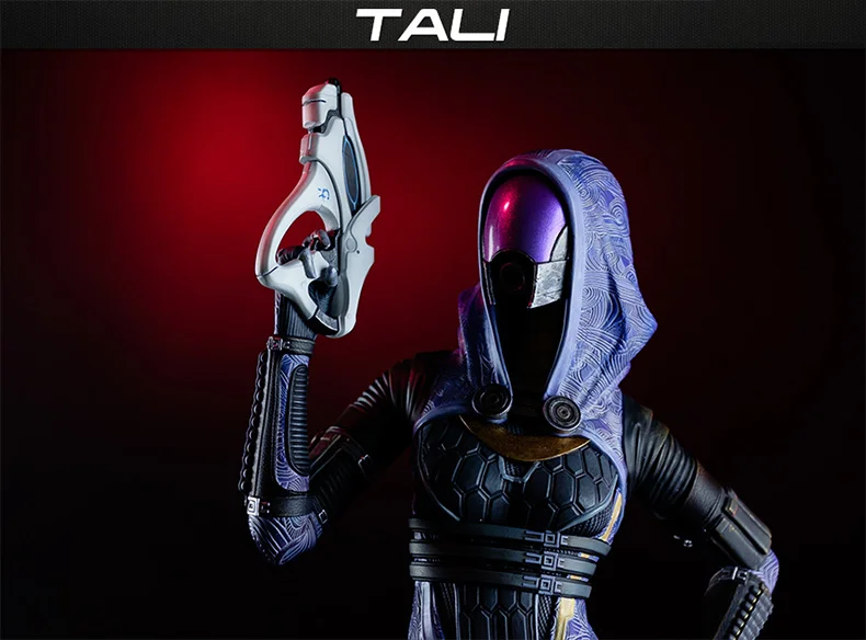 FRP материал! Светильник! IGACG MASS EFFECT 3 Tali Zorah светодиодный шлем с ариловым козырьком Tali маска для косплея без батареи