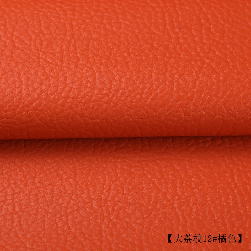 number12orange SICODA 50x138 см мягкая сумка кожаная ткань жесткая сумка искусственная кожа кровать diy Ручная личи зернистая кожа Диван Ткань - Цвет: number12orange