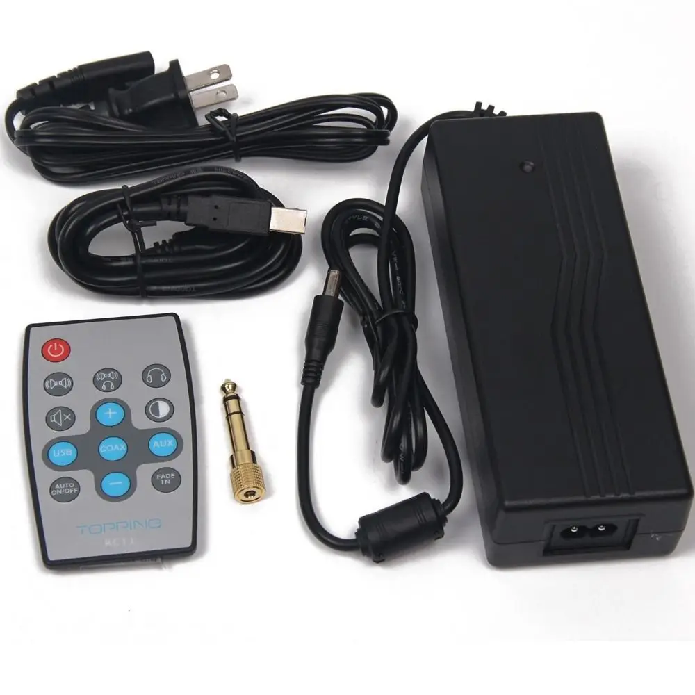 Topping TP32EX 50WPC TK2050 T-AMP Коаксиальный USB DAC Усилитель Для Наушников + Пульт