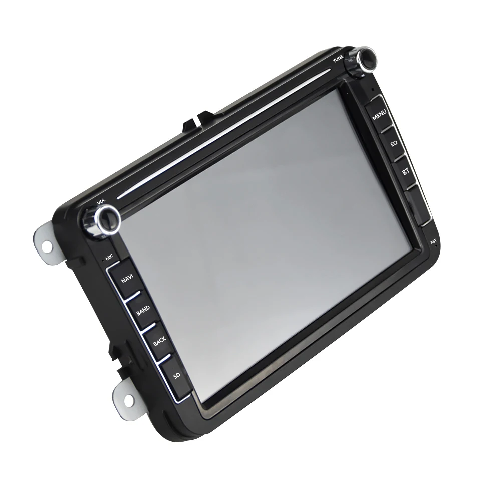 Podofo Android 8,1 Автомобильный мультимедийный dvd-плеер 2 Din " gps навигация Авторадио для Skoda VW Passat B6 Polo Golf 4 5 Touran Seat