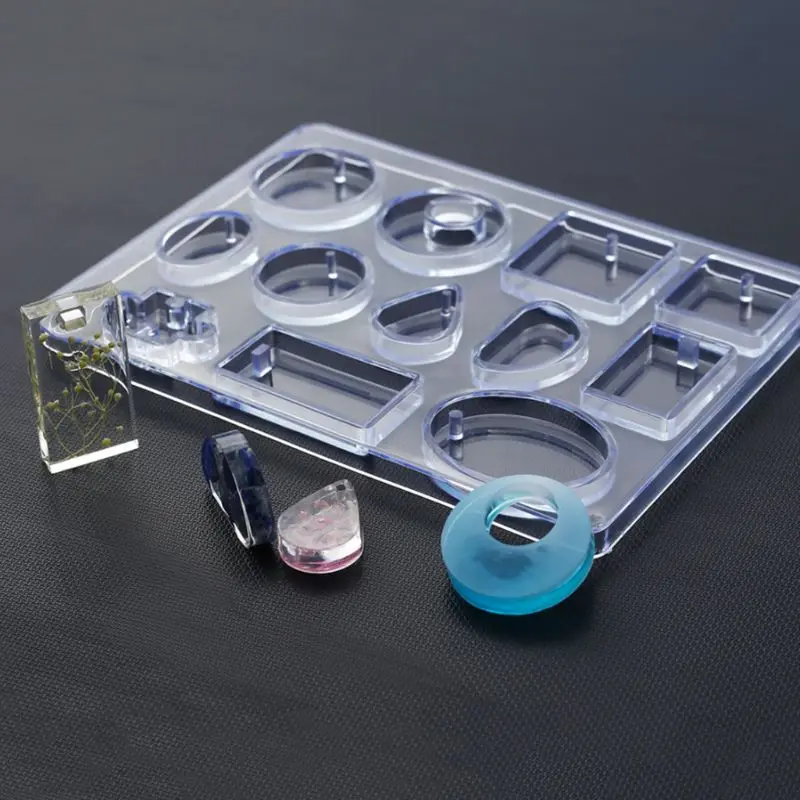 

1 Set Silicone Mold With Clasp Spoon Dropper Stick Combination Kit DIY Jewelry Making Tools Materials Epoxy Resin Crafts
