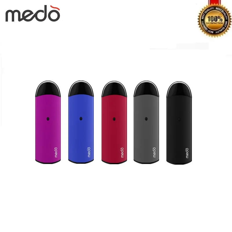 Оригинальный комплект Medo Pod Vape 500 мАч аккумулятор с 4 шт 2 мл картриджи Ом катушка VS