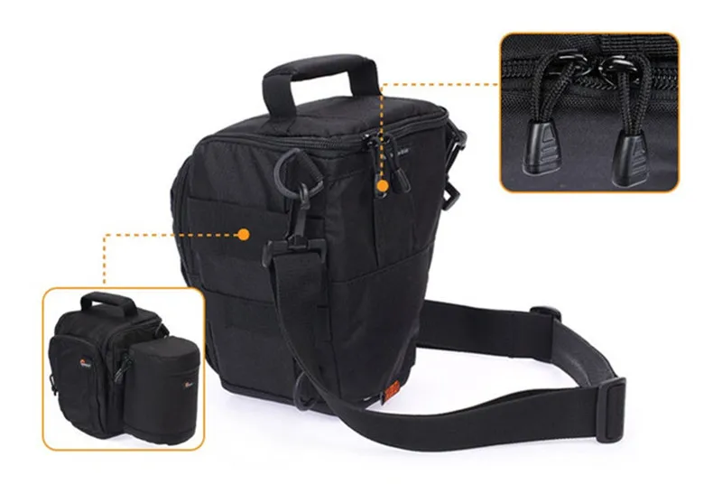 Быстрая подлинный чехол-Кобура на плечо для камеры Nikon Toploader Zoom 50 AW 55AW DSLR чехол